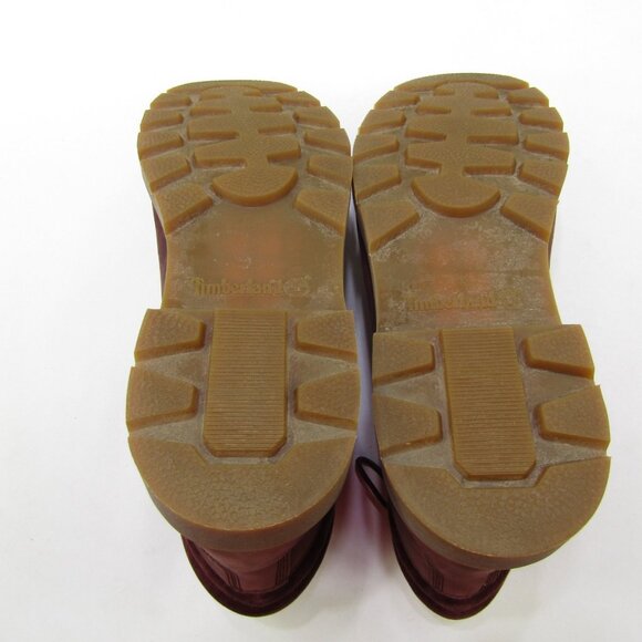 Timberland Boots Womens 9 Brown Burgundy Primaloft 400 Gram Streetwear Winter - Picture 3 of 6
